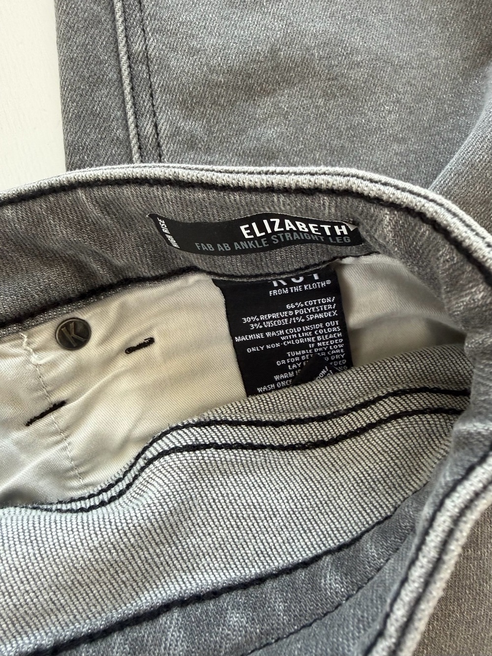 KUT from the kloth Elizabeth fab ab ankle jeans size 8 - Picture 6 of 8